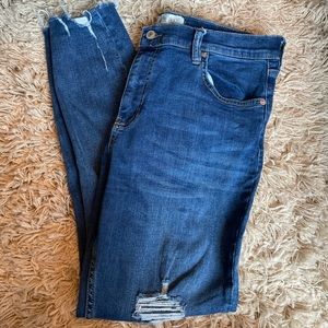 Free People, We the Free distressed jeans